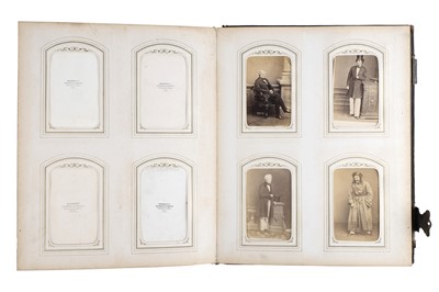 Lot 74 - CDV Album incl. Silvy, Mayall, Disderi