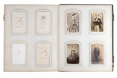 Lot 74 - CDV Album incl. Silvy, Mayall, Disderi