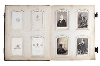 Lot 74 - CDV Album incl. Silvy, Mayall, Disderi