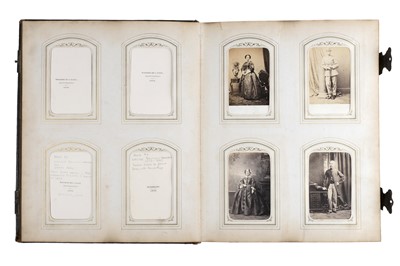 Lot 74 - CDV Album incl. Silvy, Mayall, Disderi