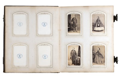 Lot 74 - CDV Album incl. Silvy, Mayall, Disderi