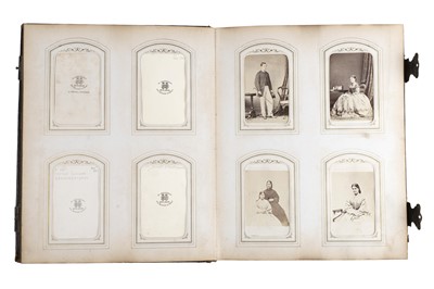 Lot 74 - CDV Album incl. Silvy, Mayall, Disderi