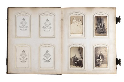 Lot 74 - CDV Album incl. Silvy, Mayall, Disderi