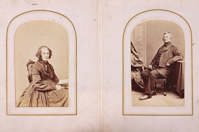 Lot 75 - CDV Album Mother Of Pearl