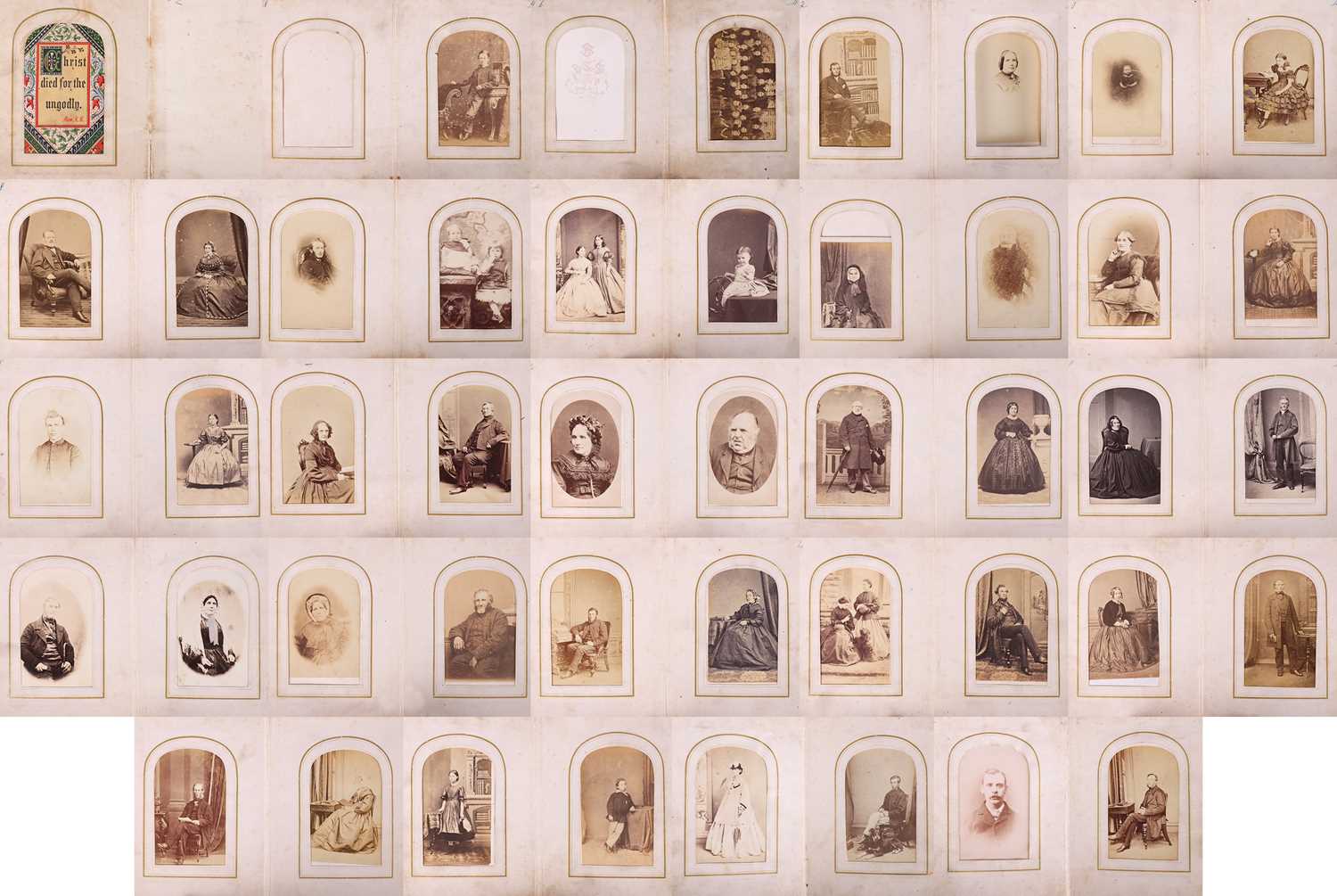 Lot 75 - CDV Album Mother Of Pearl