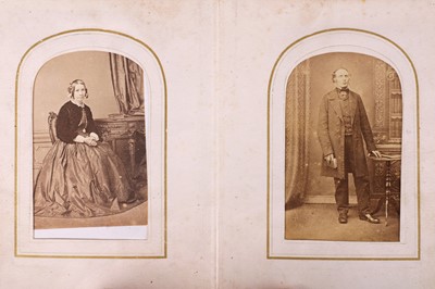 Lot 75 - CDV Album Mother Of Pearl