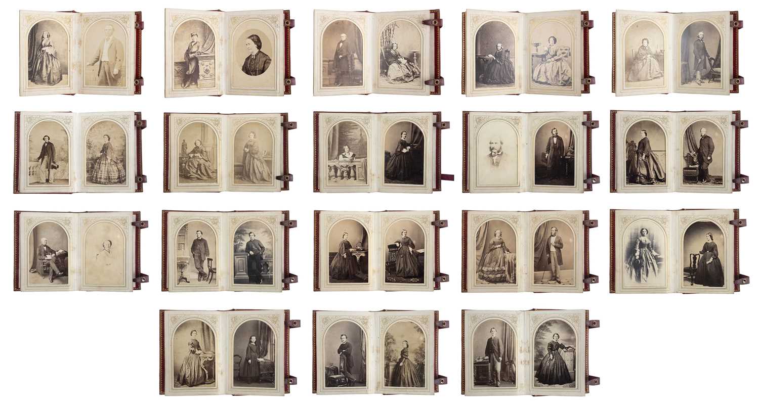 Lot 76 - Fine CDV Album c1860s