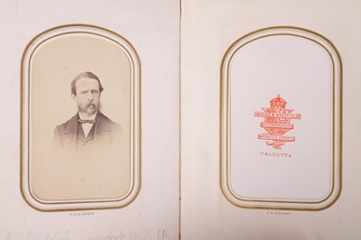 Lot 78 - India Album of CDVs