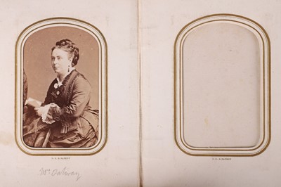 Lot 78 - India Album of CDVs