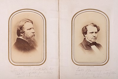 Lot 78 - India Album of CDVs