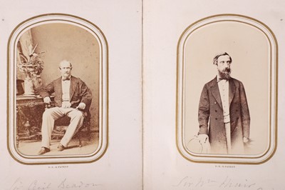 Lot 78 - India Album of CDVs