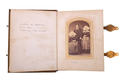 Lot 81 - Costume De Bretagne CDV Album