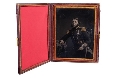 Lot 30 - Ambrotype of Royal Naval Officer