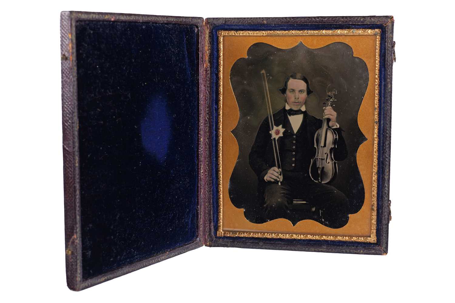 Lot 27 - Ambrotype, Violinist
