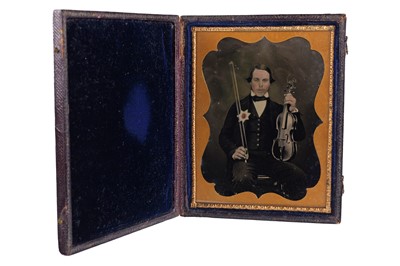 Lot 27 - Ambrotype, Violinist