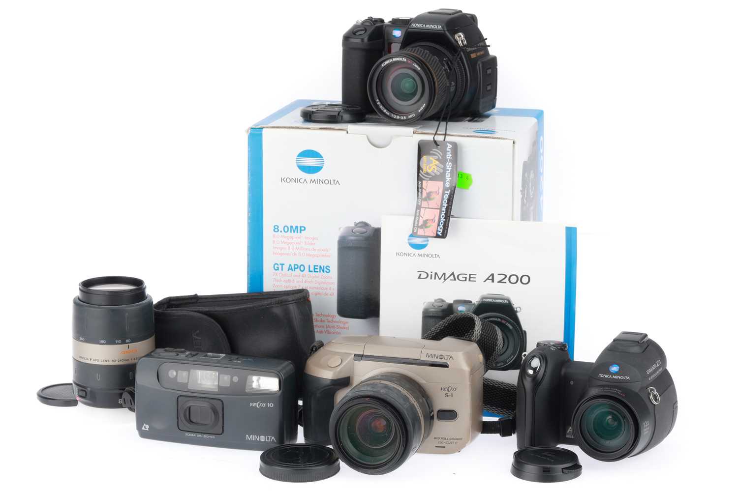 Lot 260 - A Selection of Konica and Minolta Cameras