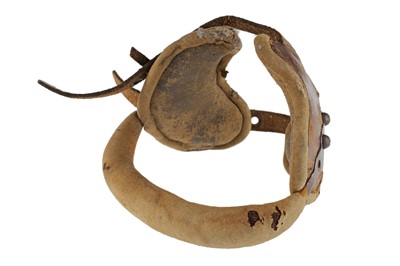 Lot 293 - An Unusual Leather Mouth Gagg