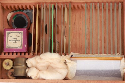 Lot 325 - Large Baker Binocular & Monocular Microscope Outfit