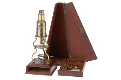 Lot 326 - Culpeper Type Microscope, T Blunt, London
