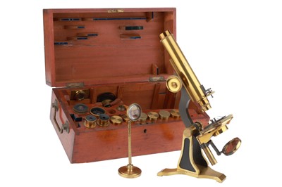 Lot 631 - Victorian Microscope, Henry & William Crouch