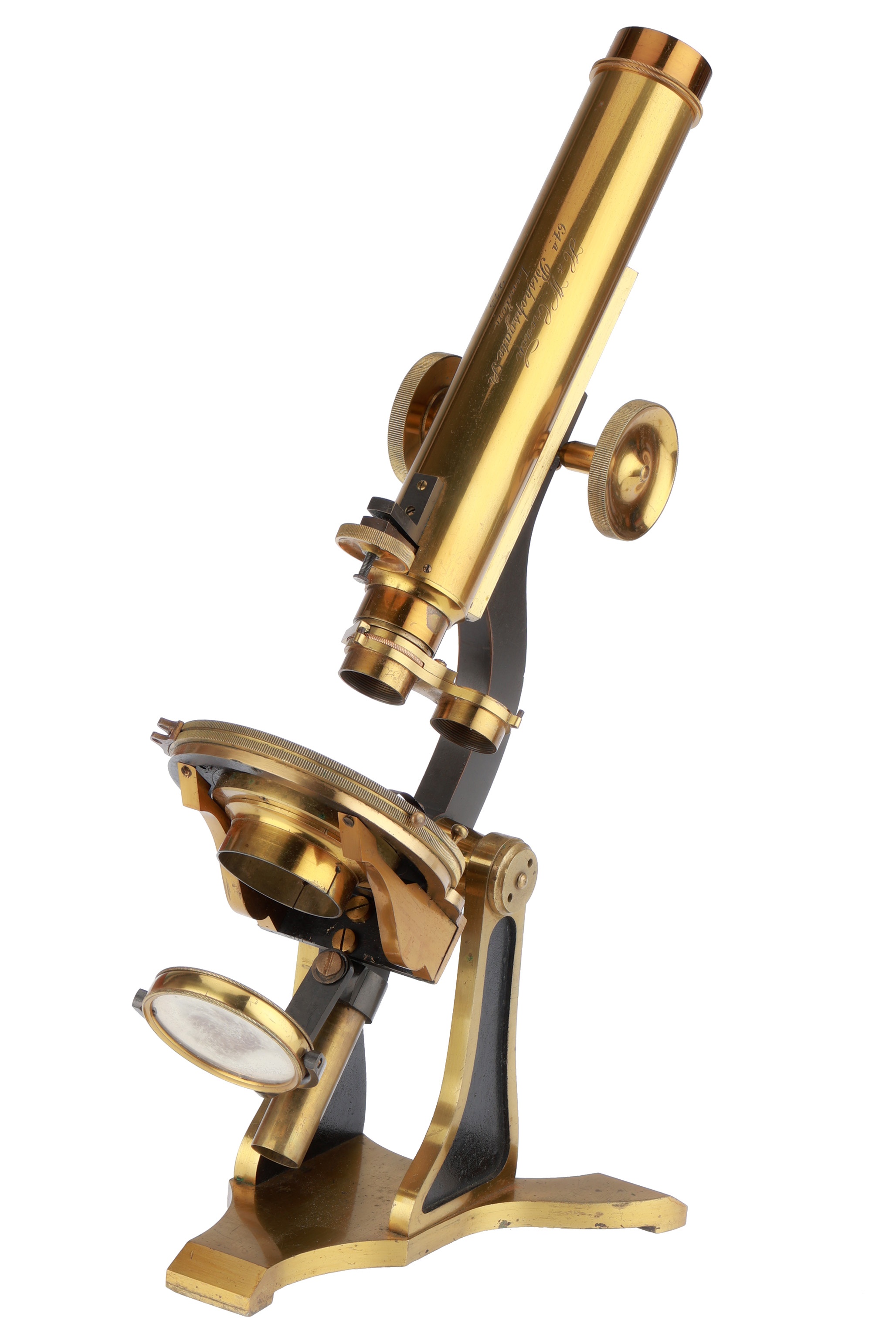 Lot 327 - Victorian Microscope, Henry & William Crouch,