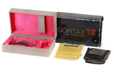 Lot 408 - A Presentation Case for Contax T2 Camera