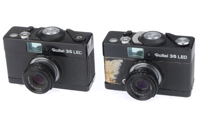 Lot 72 - A Pair of Rollei 35 LED Compact Cameras