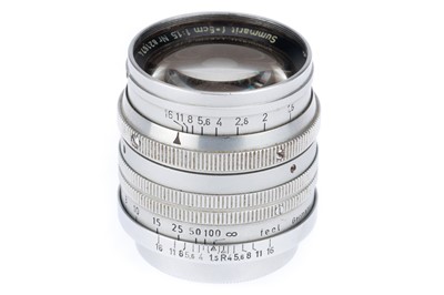 Lot 6 - A Leitz Wetzlar Summitar f/1.5 5cm Lens