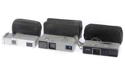 Lot 226 - A Group of Minolta-16 Subminiature Cameras