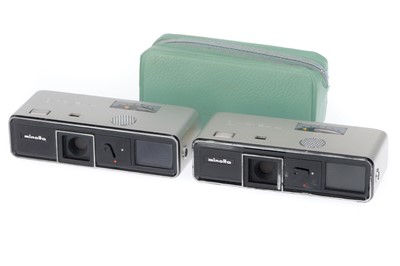 Lot 227 - A Pair of Minolta-16 Model-P Subminiature Cameras