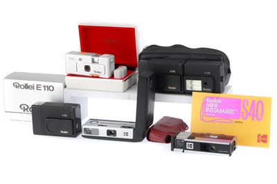 Lot 261 - A Group of Cartridge Film Cameras