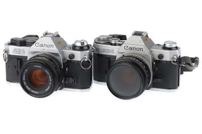 Lot 105 - A Pair of Canon AE-1 Cameras