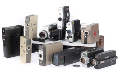Lot 370 - A Selection of Compact Cine Cameras