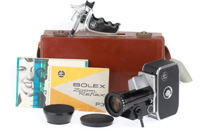 Lot 374 - A Bolex P3 Zoom Reflex Cine Camera