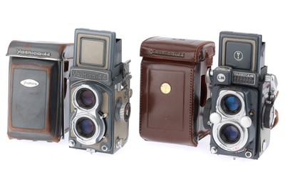 Lot 204 - A Pair of Yashica-44 127 Film TLR Cameras