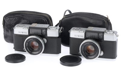 Lot 121 - A Pair of Olympus PEN-D Half Frame Cameras
