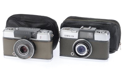 Lot 122 - A Pair of Olympus Pen Half Frame Cameras