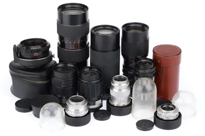 Lot 367 - A Selection of Camera Lenses