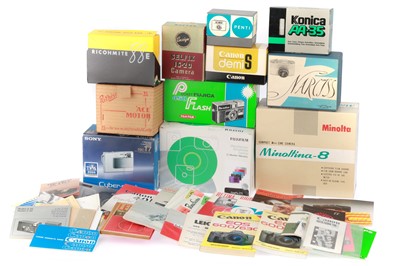 Lot 255 - A Selection of Camera Guides and Maker's Packaging