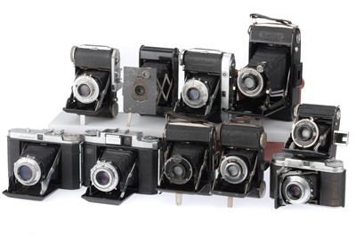 Lot 258 - A Selection of Folding Cameras