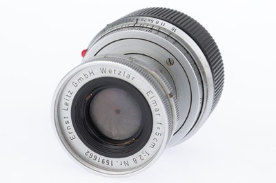 Lot 3 - A Leitz Wetzlar Elmar f/2.8 5cm Collapsible Lens