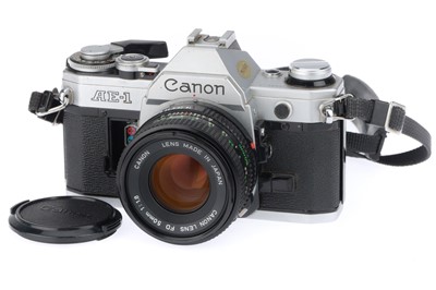 Lot 109 - A Canon AE-1 35mm SLR Camera