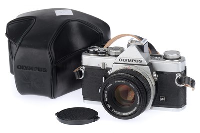 Lot 128 - An Olympus OM-1 35mm SLR Camera