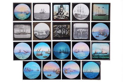 Lot 168 - Magic Lantern Slides, Ships & Royal Navy