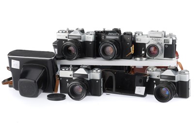 Lot 56 - A Selection of Soviet Cameras
