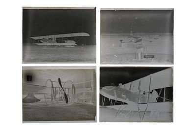 Lot 70 - A Collection of Period Negatives of Early Aircraft