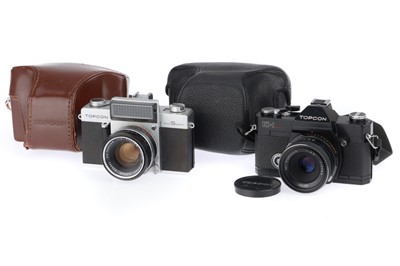 Lot 54 - A Pair of Topcom 35mm SLR Cameras