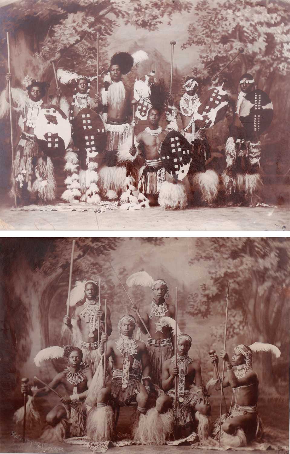 Lot 42 - Zulu Warriors, Silver Prints