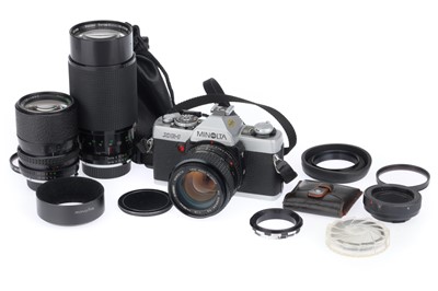 Lot 31 - A Minolta XG-1 35mm SLR Camera Outfit