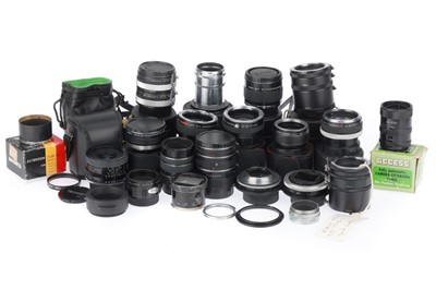 Lot 412 - A Selection of Extension Tubes and Tele-Converters